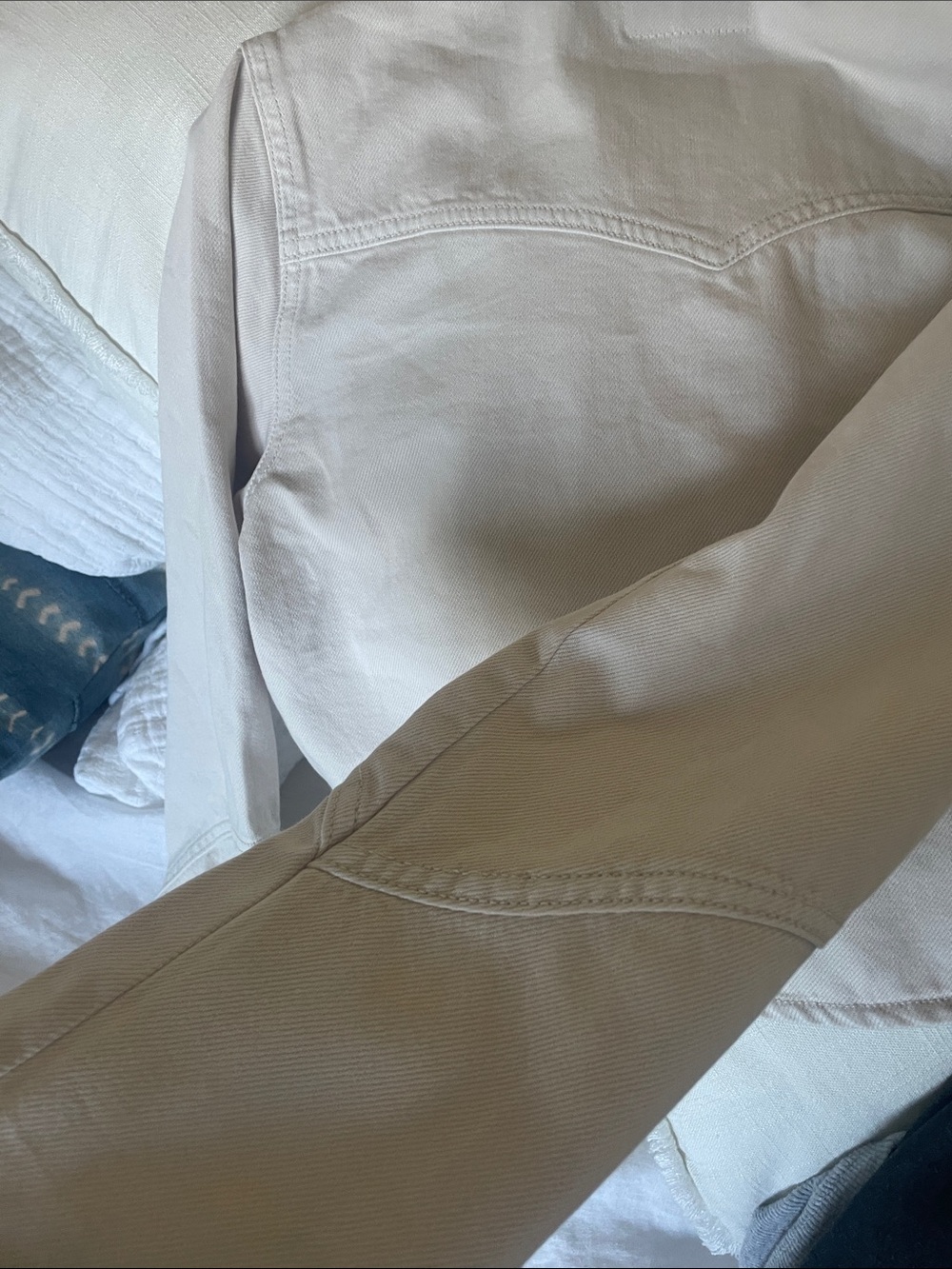 NWT Le Jean Swing Jacket in Bone XXS - Picture 14 of 15